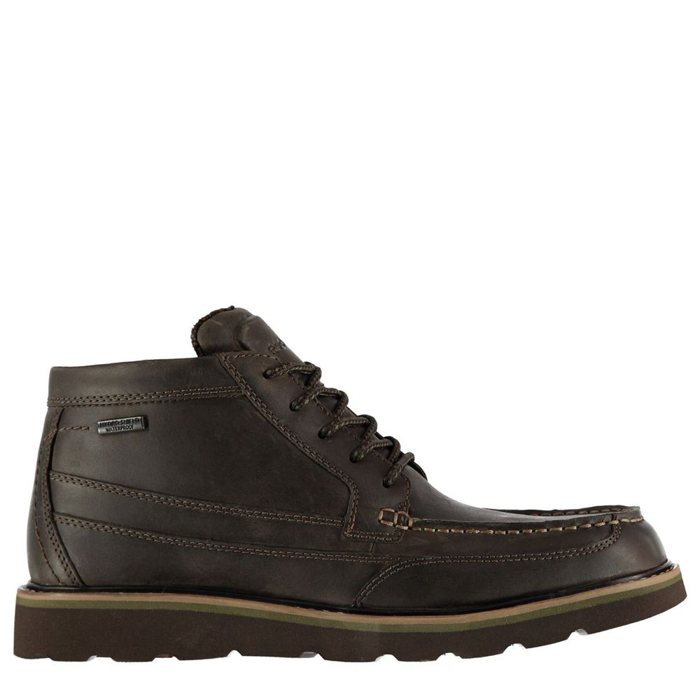 Chukka Boots Homem Rockport Moc Marrom Escuro,Portugal KVRQP-2619